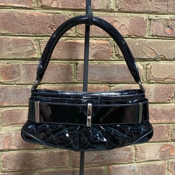 Burberry Patent Leather Buckle Small Shoulder Bag - Picture 2 of 15